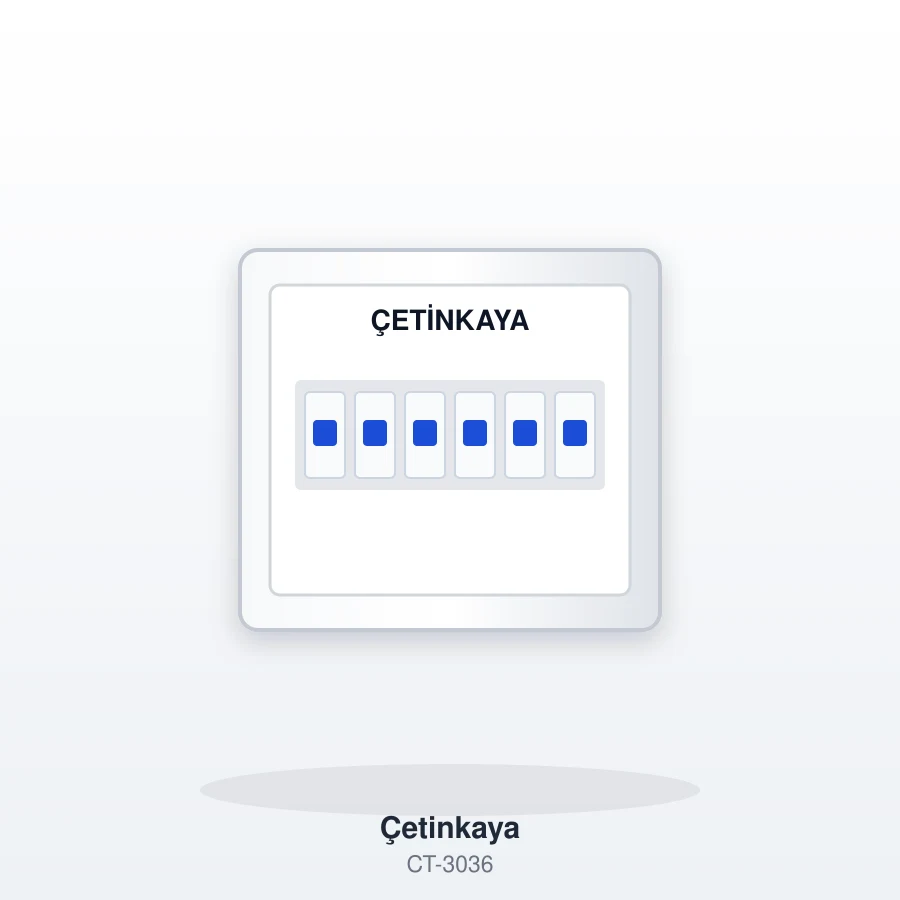 Çetinkaya 36 Modül IP65 Dağıtım Kutusu
