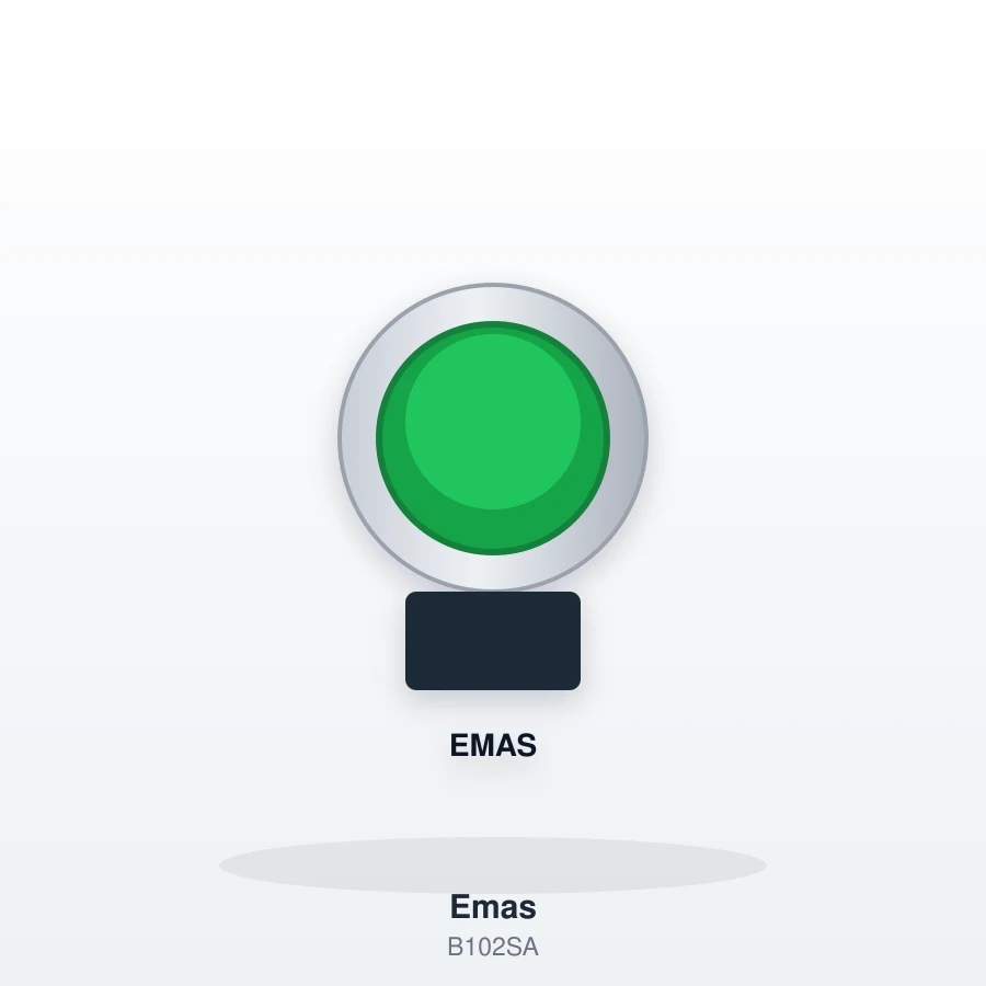 Emas Anahtarlı Buton 2 Konumlu 22mm