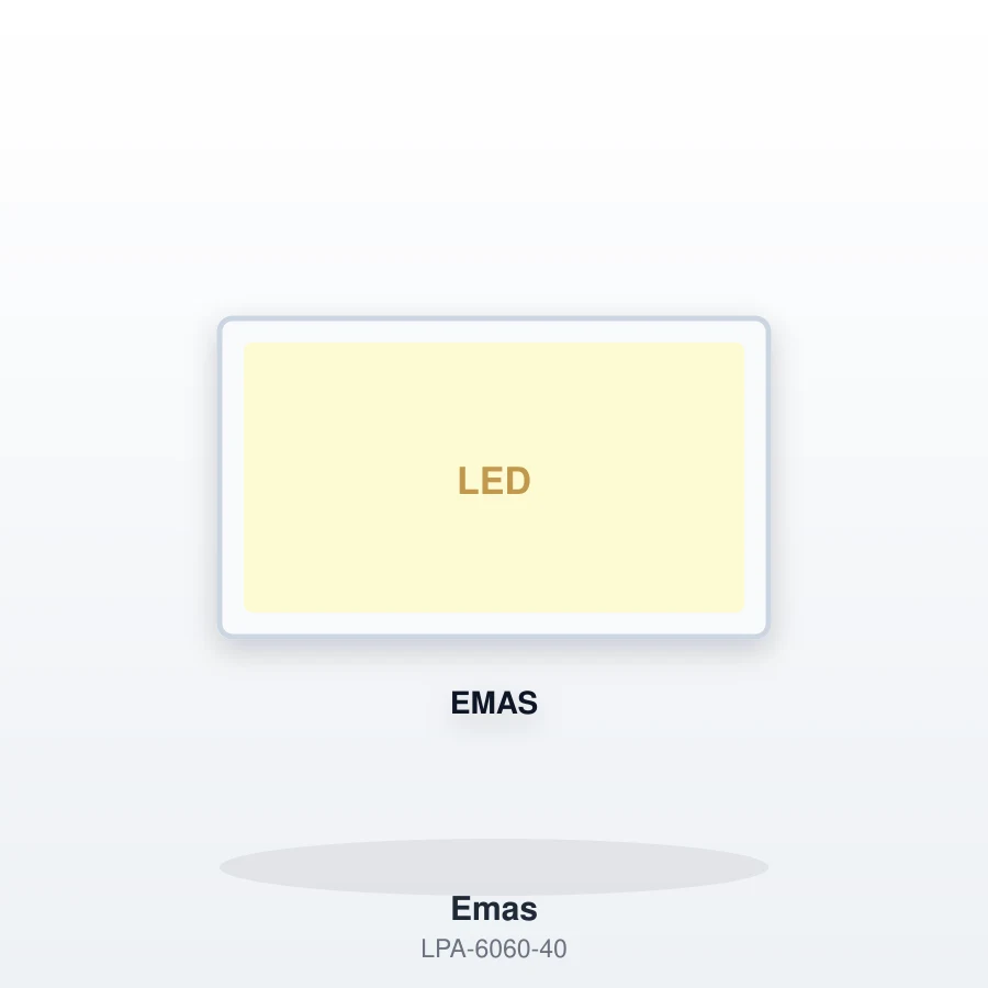 LED Panel Armatür 60x60 40W 4000K