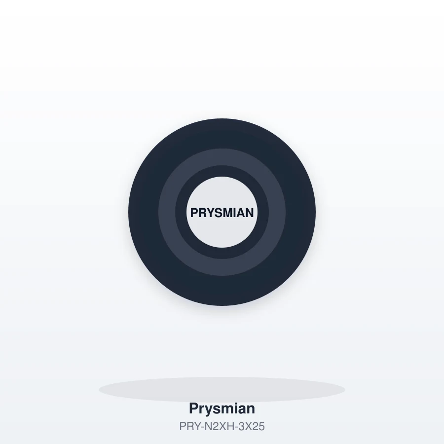 Prysmian N2XH 3x2.5mm² Halojensiz Kablo (metre)