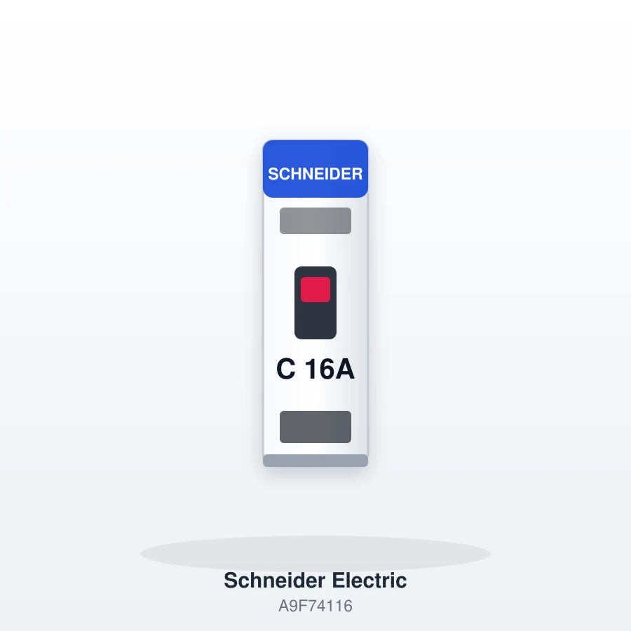 Schneider Acti9 iC60N 1x16A C Tipi Otomatik Sigorta