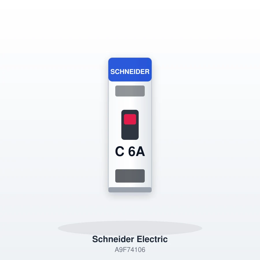 Schneider Acti9 iC60N 1x6A C Tipi Otomatik Sigorta